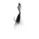 Mustad Big Eye Bucktail 1/2oz Black/Silver, BEB-1/2-BKSI
