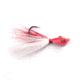 Mustad Big Eye Bucktail 1/2oz Red/White, BEB-1/2-RW