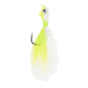 Mustad Big Eye Bucktail 1oz Chartreuse/ White, BEB-1-WCH
