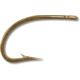 Mustad Classic O'Shaughnessy Live Bait Hook, Forged, 3X Short Shank, Ringed Eye, Bronze, Size 4, 10 per Pack, 9174-BR-4-10