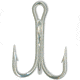 Mustad Classic Treble Hook, 3X Strong Ringed Eye, Duratin, Size 2, 25 per Pack, 3561D-DT-2-25