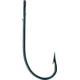 Mustad Classic Worm Hook, Knife Edge Point, 2 Sliced Shank, Sproat Bend, Ringed Eye, Blue, Size 1/0, 8 per Pack, 33637-BU-1/0-8