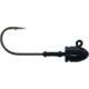 Mustad Elite Bullet Head Jighead, 1/2 oz, 4/0 Hook, 3D Eyes, Black, 3/Pack, BUH824-1/2-BL-3