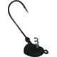 Mustad Elite Stand UltraPoint Head Jighead, 2X Long 3/0 Hook, 3D Eyes, Matte Black, 1/4oz, 3/per Pack, SU849-1/4-MBL-3