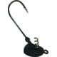 Mustad Elite Stand UltraPoint Head Jighead, 2X Long 3/0 Hook, 3D Eyes, Matte Black, 3/8oz, 3/per Pack, SU849-3/8-MBL-3