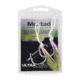 Mustad Heavy Duty Assist Rig, White w/ White Flash &amp; Ring, Size 4/0, J-ASSIST1-4/0-2