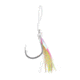 Mustad Heavy Duty Assist Rig, White w/ White Flash &amp; Ring, Size 4/0, J-ASSIST1-4/0-2