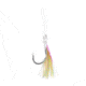 Mustad Heavy Duty Assist Rig, White w/ White Flash &amp; Ring, Size 6/0, J-ASSIST1-6/0-2