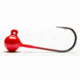 Mustad Jig Head, Fire Engine, 1/4oz, PSH833-1/4-RD-4