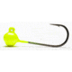 Mustad Jig Head, UV Chartreuse, 1/8oz, PSH833-1/8-CH-4