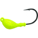 Mustad Shrimp Jig Head, 3/16 oz, 2X Strong 1/0 Hook Chartreuse, 5/Pack, SH824-3/16-MCH-5
