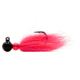 Mustad Sink It Series Jig, 1/8oz, Black Cerise, 1, SBJ-1/8-BFR-1