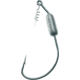 Mustad UltraPoint Power Lock Plus Weighted Spring Keeper Hook, Needle Point, Black Nickel, Size 5/0, 3 per Pack, 91768S116-5/0-3U
