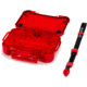 Nanuk 320 Nano Small Protective Case,6.3x4.7x2.2in,Red, 320S-000RD-0A0