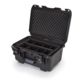 Nanuk 918 Protective Case w/Padded Divider, Black, Medium, 918S-020BK-0A0