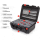 Nanuk 940 Case with Lid Organizer and Divider, Black, 940S-060BK-0A0