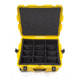 Nanuk 960 Protective Case w/Padded Divider, Yellow, Large, 960S-020YL-0A0