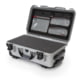 Nanuk Case 935 w/lid org./foam, Silver, Large, 935S-050SV-0A0