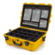 Nanuk 945 Pro Photo Camera Case Kit w/Lid Organizer / Padded Divider, Yellow, Large, 945S-060YL-0A0