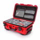 Nanuk 935 Pro Photo Camera Case Kit w/Lid Organizer / Padded Divider, Red, Large, 935S-060RD-0A0