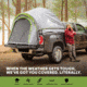 Napier Backroadz Truck Tent, Full Size Long Bed, Gray/Green, 8-8.2 ft, 19011