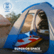 Napier Sportz Dome-To-Go Hatchback/CUV Tent, Blue/Gray, 86000