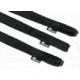 Napier Sportz Strap Protectors for Truck Tent, Black, 44444
