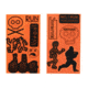 Nathan Reflective Sticker Pack - Aliens, Hi/Viz Orange, NS2068-0117-00
