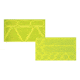 Nathan Reflective Sticker Pack, Hi-Viz Yellow, NS2056-0119-00