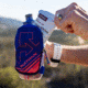 Nathan SpeedShot Plus Insulated Flask Waterbottle, Astral Aura/Deep Ultramarine/Hibiscus, 12oz, NS4858-0417-00