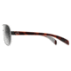 Native Eyewear Haskill Sunglasses, Chrome/Maple Tort/Light Grey Frame, Silver Reflex Lens, Polarized, 164 378 528