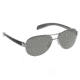 Native Eyewear Haskill Sunglasses, Chrome/Iron/Gray Frame, Gray Lens, Polarized, 164 377 523