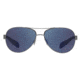 Native Eyewear Haskill Sunglasses, Gunmetal/White/Grey Frame, Blue Reflex Lens, Polarized, 164 380 526