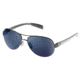 Native Eyewear Haskill Sunglasses, Gunmetal/White/Grey Frame, Blue Reflex Lens, Polarized, 164 380 526