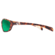 Native Eyewear Kodiak Sunglasses,Desert Tort Frame,Green Reflex Lens,Polarized,159 312 529