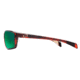Native Eyewear Sidecar Sunglasses,Maple Tort Frame,Green Reflex Lens,Polarized,158 342 529