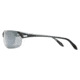 Native Eyewear Vigor Sunglasses, Iron Frame, Silver Reflex Gray Lens, Polarized, 139 300 521