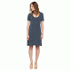 Nau Verse Dress Stripe - Women's-Indigo Stripe-Small