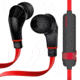 Naztech NX80w Wireless Sports Earphones, Red/Black, Red/Black, 1 Year Limited Warranty, NAZ-38973