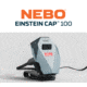 Nebo EINSTEIN CAP 100 Li-ion 100 Lumens LED Headlamp, Black, NEB-HLP-1009