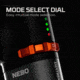 Nebo Luxtreme SL25 Rechargeable 1/4 Mile Beam Spotlight, Black/Grey, NEB-SPT-1002