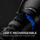 Nebo Luxtreme MZ60 Blueline Li-ion 21700 Rechargeable Battery 1000 Lumens LED Flashlight