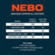Nebo Mini Bug Zapper and LED Lantern 2000mAh Li-ion Battery