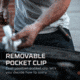 Nebo Torchy 2K Rechargeable EDC Pocket Light, 2000 Lumens, Black, NEB-FLT-1006