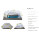 NEMO Equipment 2025 Aurora Tent and Footprint, Fog / Smokey Olive, 3P, 811666036339