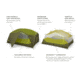 NEMO Equipment Aurora Tent and Footprint - 3 Person, Nova Green, 811666032195
