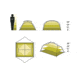 NEMO Equipment Aurora Tent and Footprint - 3 Person, Nova Green, 811666032195