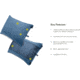 NEMO Equipment Fillo Elite Ultralight Backpacking Pillow, Blue Horizon / Citron, 811666036018