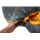 NEMO Equipment Sonic -20 Sleeping Bag, Goodnight Gray / Torch, Regular, 811666034540