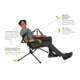 NEMO Equipment Stargaze Camp Chair, Scarab/Smoke, 811666030672